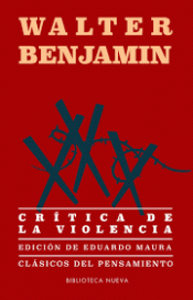 Imagen de cubierta: CRÍTICA DE LA VIOLENCIA