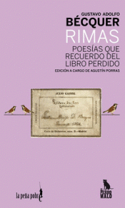 Imagen de cubierta: POESÍAS QUE RECUERDO DEL LIBRO PERDIDO (RIMAS)