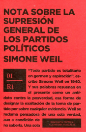 NOTA SOBRE SUPRESION GENERAL PARTIDOS POLITICOS Imagen de cubierta: NOTA SOBRE SUPRESION GENERAL PARTIDOS POLITICOS
