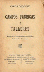 Imagen de cubierta: CAMPOS, FÁBRICAS Y TALLERES