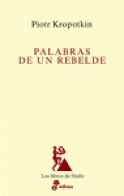 Imagen de cubierta: PALABRAS DE UN REBELDE