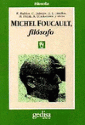 Imagen de cubierta: MICHEL FOUCAULT, FILÓSOFO