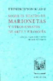 Imagen de cubierta: SOBRE EL TEATRO DE MARIONETAS Y OTROS ENSAYOS DE ARTE Y FILOSOFÍA