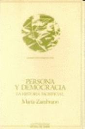 Imagen de cubierta: PERSONA Y DEMOCRACIA