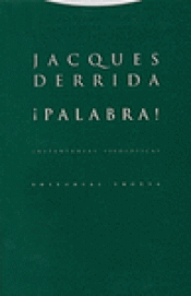 Imagen de cubierta: ¡PALABRA! INSTANTÁNEAS FILOSÓFICAS