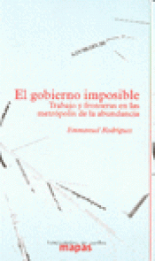 Imagen de cubierta: EL GOBIERNO IMPOSIBLE