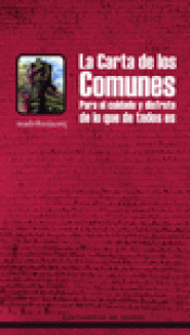 Imagen de cubierta: LA CARTA DE LOS COMUNES