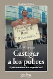 Imagen de cubierta: CASTIGAR A LOS POBRES