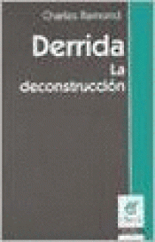 Imagen de cubierta: DERRIDA, LA DECONSTRUCCIÓN