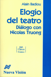 Imagen de cubierta: ELOGIO DEL TEATRO