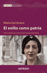 Imagen de cubierta: EL EXILIO COMO PATRIA