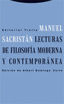 Imagen de cubierta: LECTURAS DE FILOSOFÍA MODERNA Y CONTEMPORÁNEA