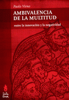 Imagen de cubierta: AMBIVALENCIA DE LA MULTITUD